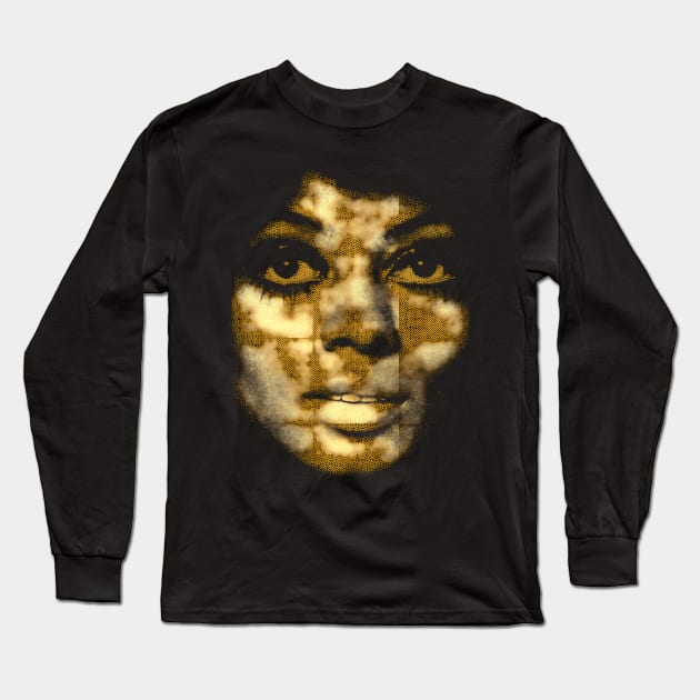 90S Diana Ross Long Sleeve T-Shirt by keng-dela